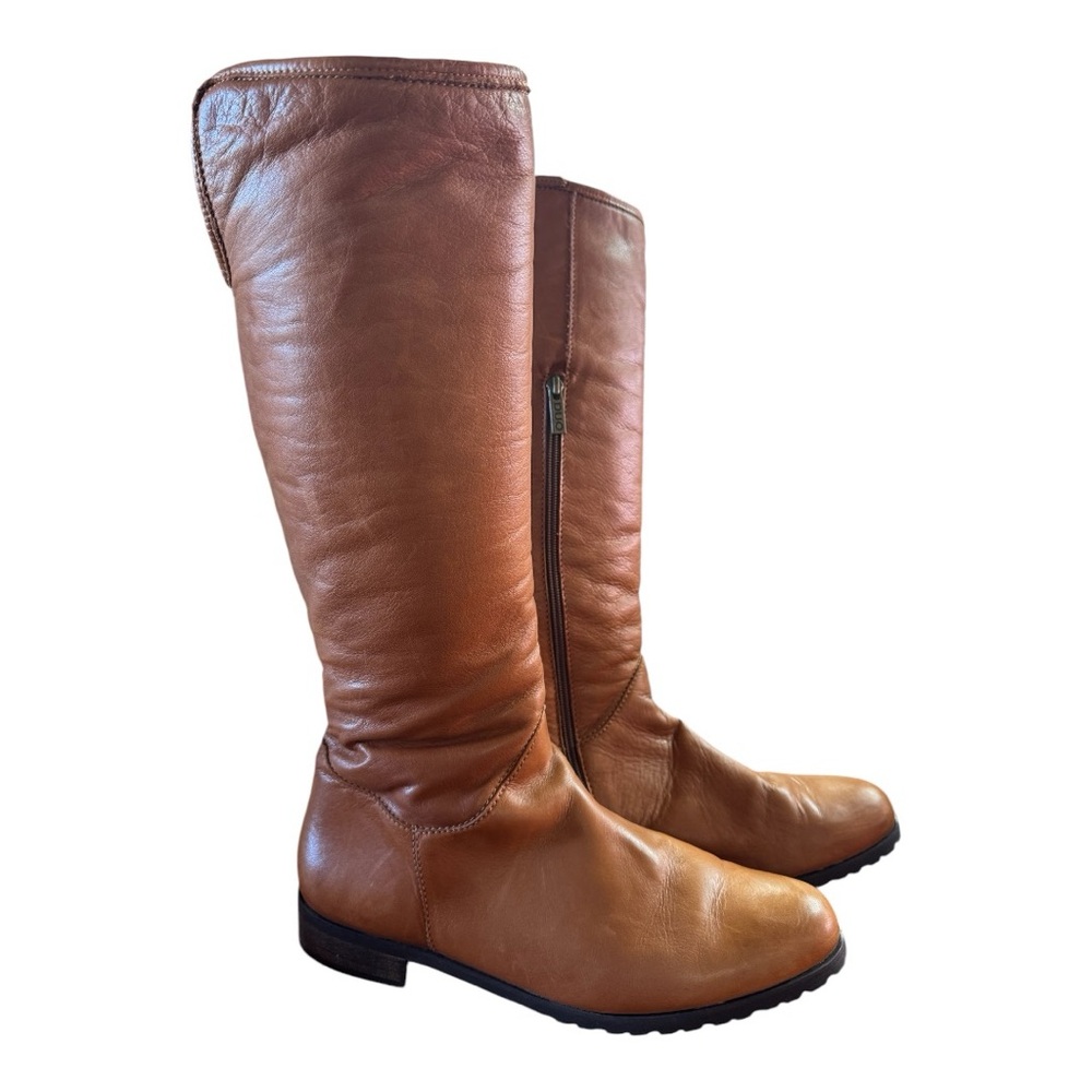 Duo Leather Knee High Boot